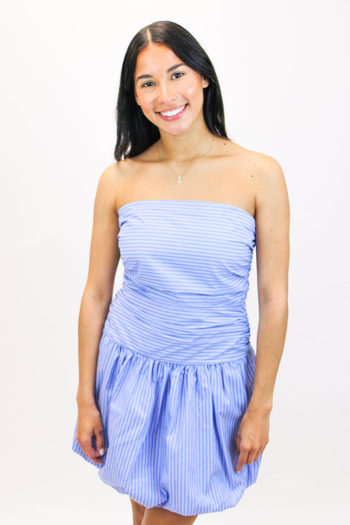 Gigi Dress, Vintage Blue
