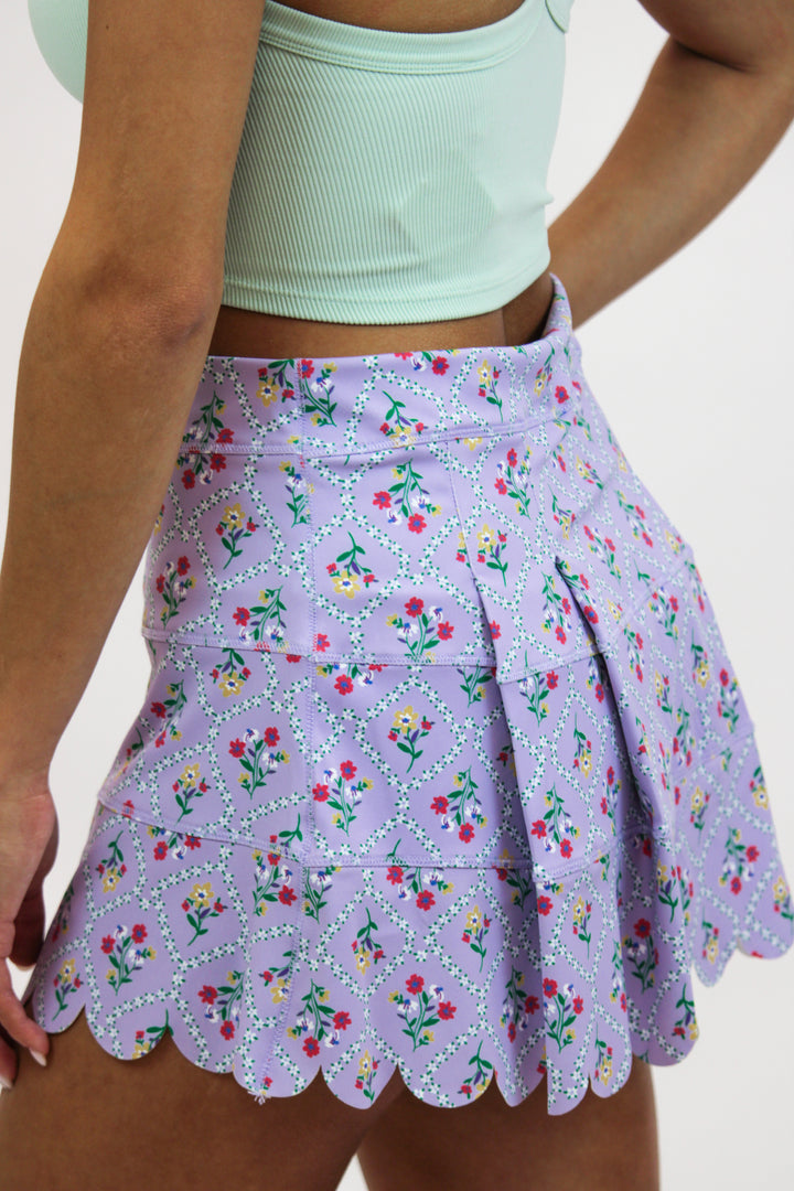 Frolicking in the Flowers Skort, Purple