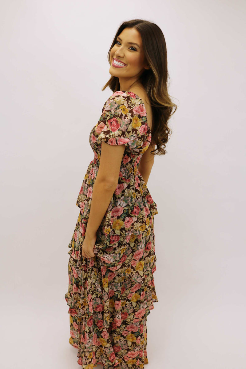 I'd Choose You Floral Maxi Dress