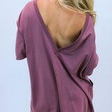Hot Shot Tee Romper, Burgundy