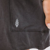 Hot Shot Tee Romper, Black