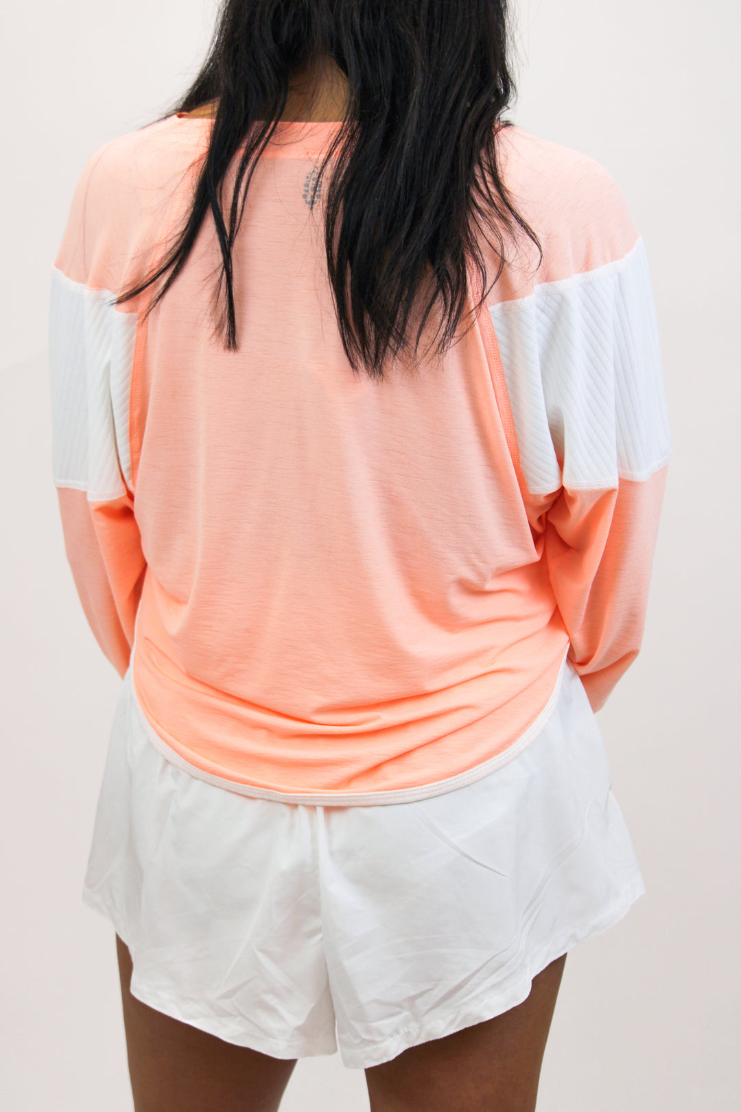 Spotlight Long Sleeve Layer, Pastel Peach Combo