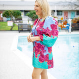 Athena Dress, Cactus Flower
