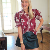 Rosalie Blouse, Garnet