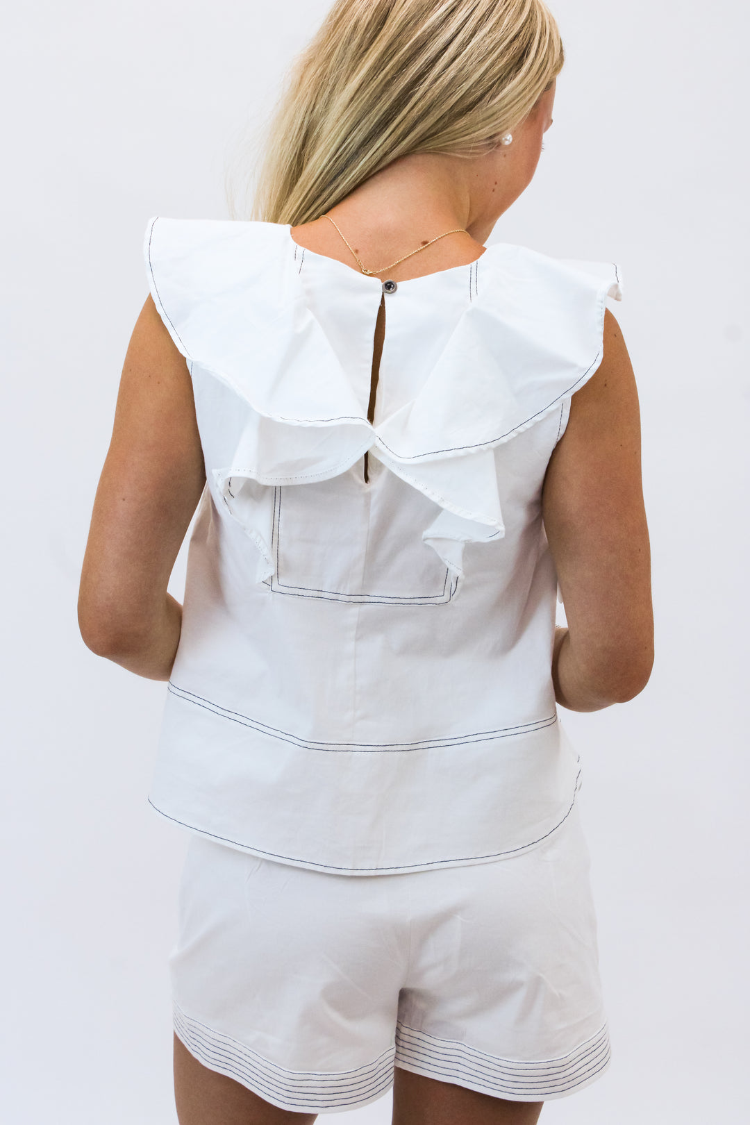Overtime Edit Top, White