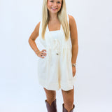 Webster Romper, Ecru