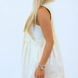 Webster Romper, Ecru