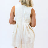 Webster Romper, Ecru