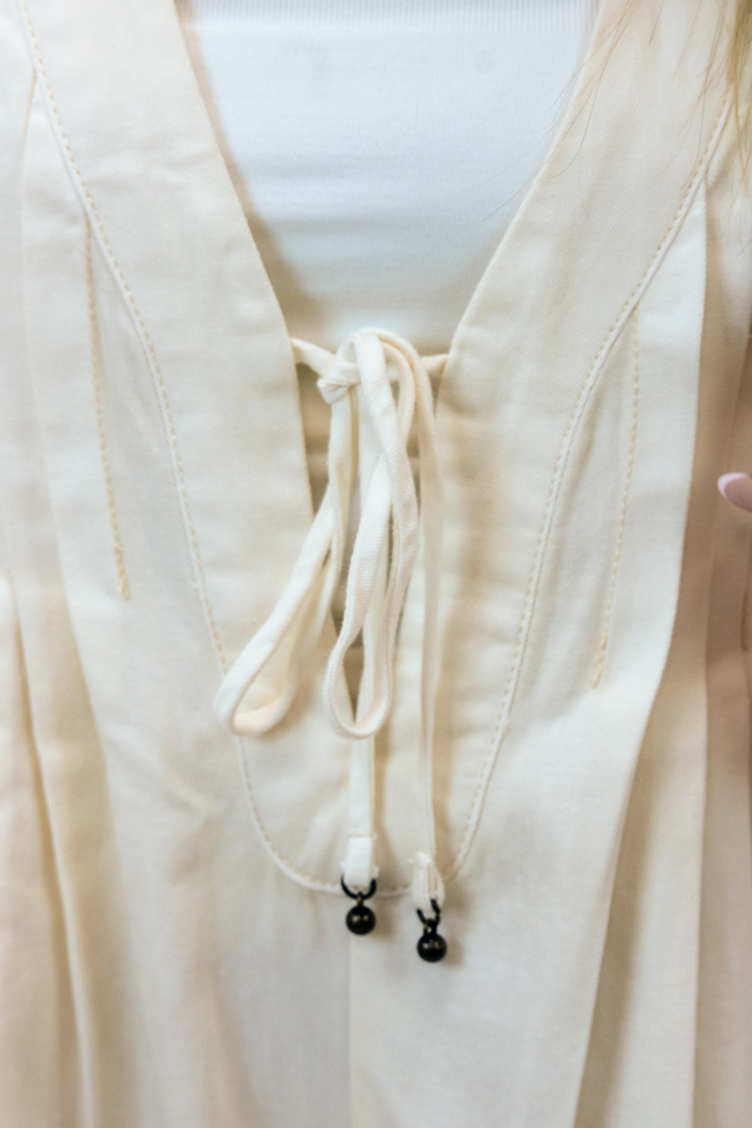Webster Romper, Ecru