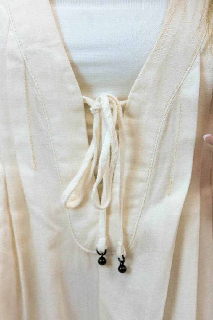 Webster Romper, Ecru