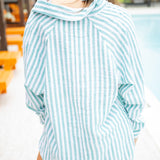 Perfect Linen Striped Top, La Palma