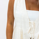 Webster Romper, Ecru