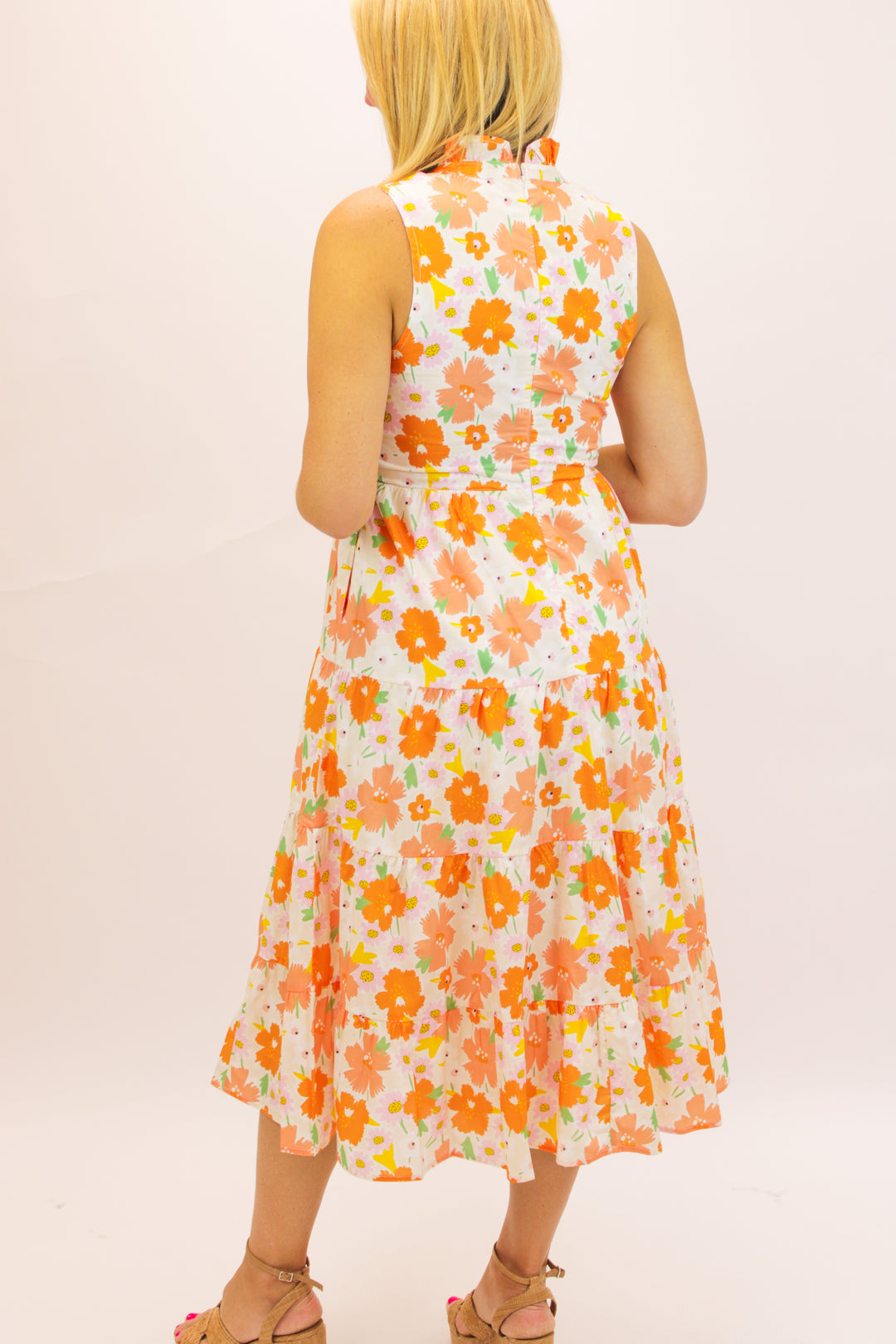Marigold Dreams Maxi Dress, Orange