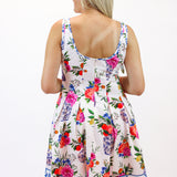 Alice Mini Dress, Ivory Ginger Jars