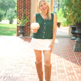 Never Looked Back Sweater Vest, Dark Green