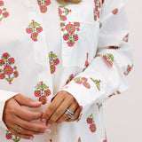 Blossom Breeze Maxi Dress, Ivory