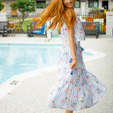 Take Me to the Beach Skirt, Blue