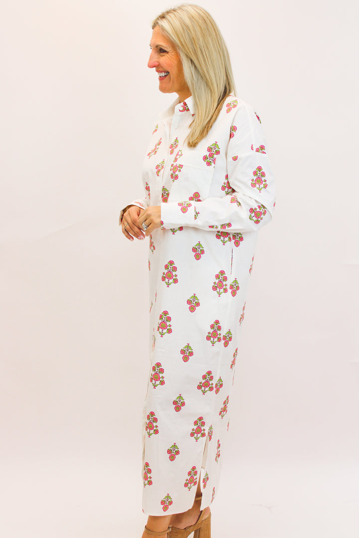 Blossom Breeze Maxi Dress, Ivory