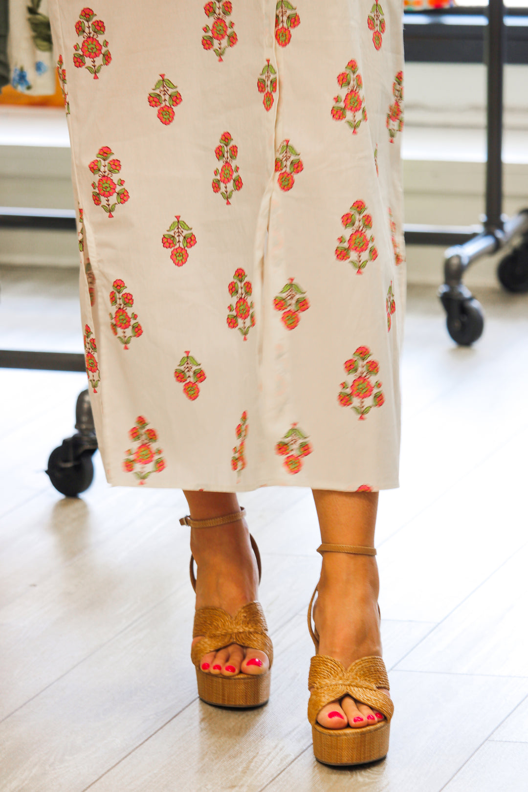 Blossom Breeze Maxi Dress, Ivory