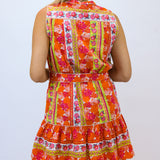 Fleur Dress, Rosebud Ribbon Stripes