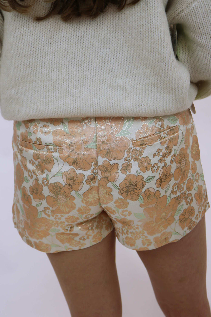 Meet You For Brunch Printed Shorts