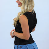 Tilly Vest, Black