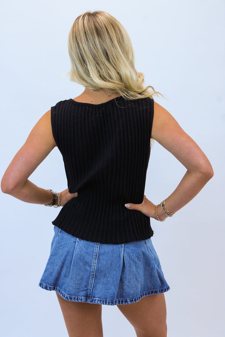 Tilly Vest, Black