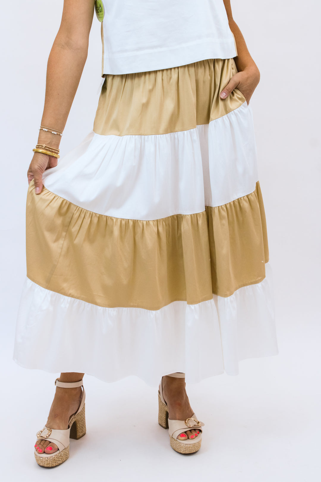 Tiered Maxi, Sand