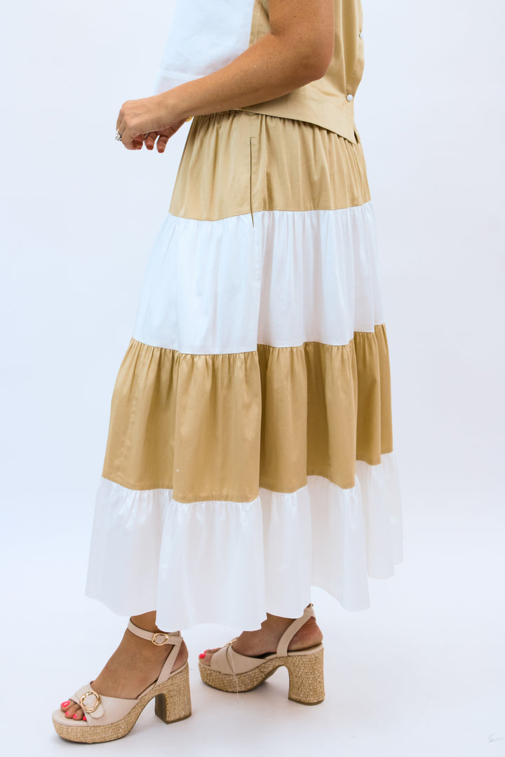 Tiered Maxi, Sand
