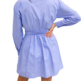Aria Dress, Vintage Blue Stripe