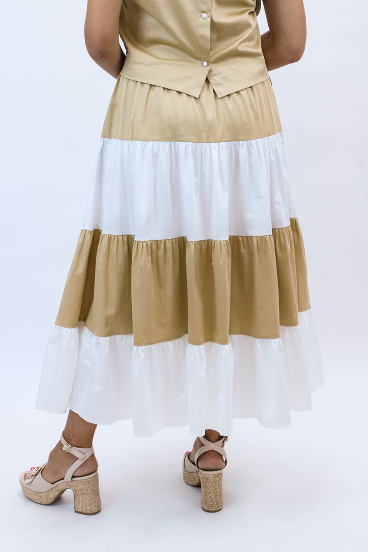 Tiered Maxi, Sand
