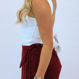 Simple Moments Bodysuit, White