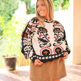 Winter Tapestry Stripes Knit Sweater, Core Tricot