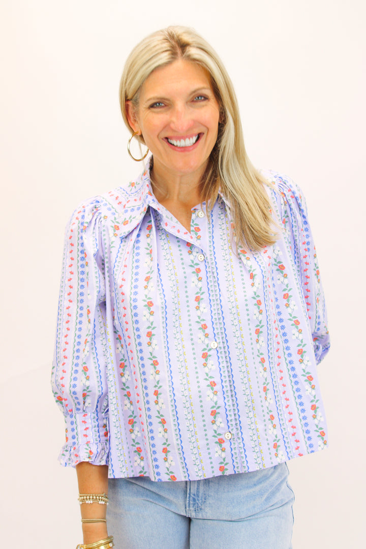 Enchanted Vine Top, Periwinkle