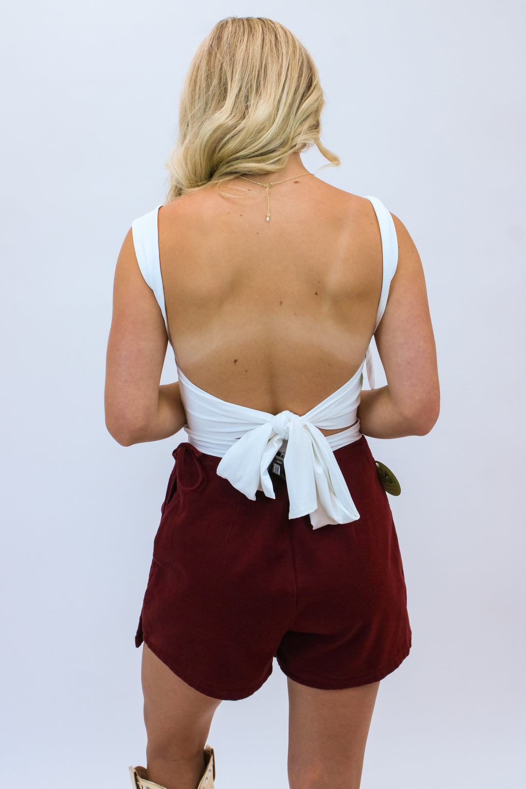 Simple Moments Bodysuit, White