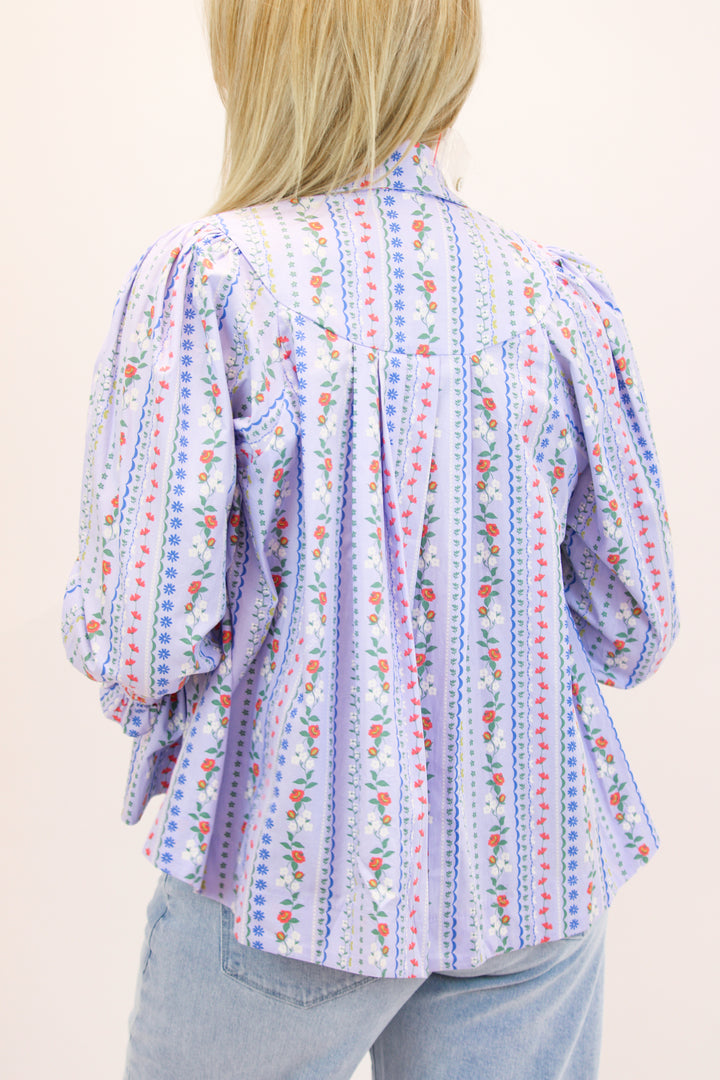 Enchanted Vine Top, Periwinkle