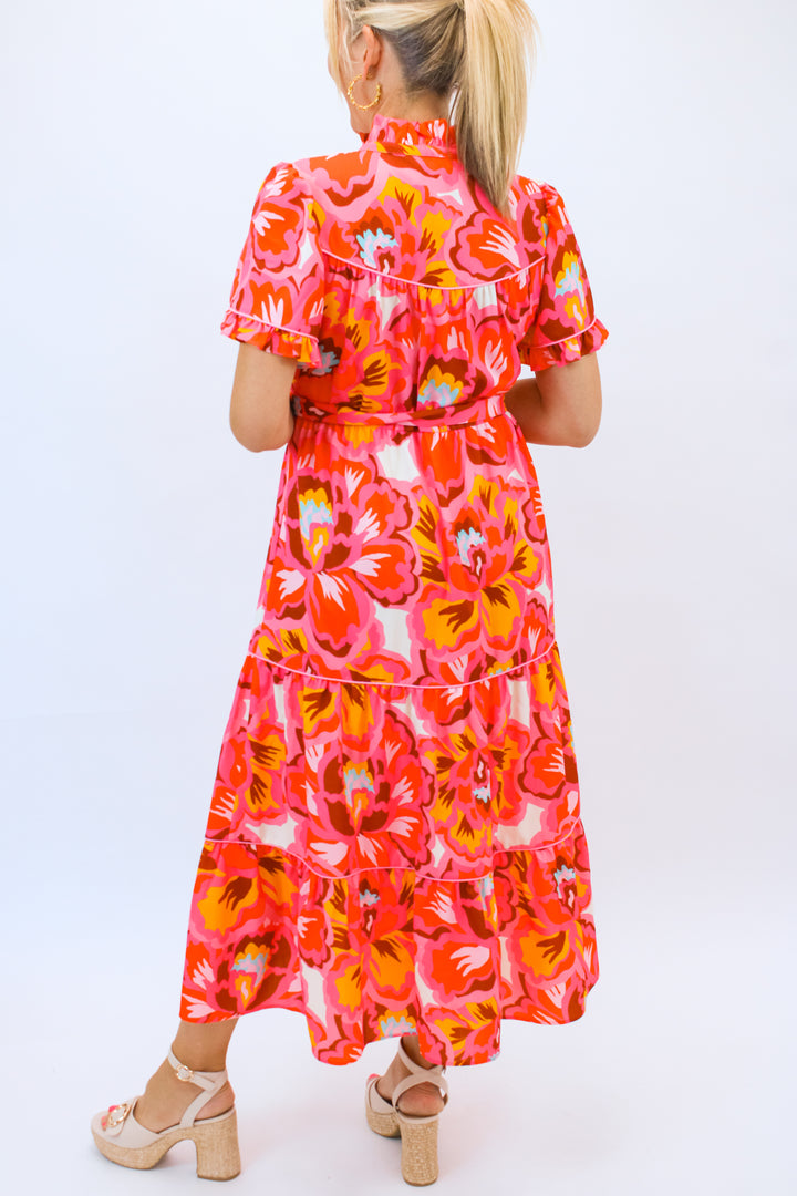 Hampton Dress, Paper Flower