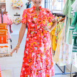 Hampton Dress, Paper Flower