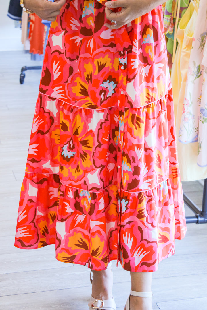 Hampton Dress, Paper Flower