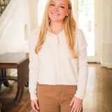 Pick of the Town Cardigan, Cream