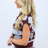 Texas A&M Vintage Football Helmet Stripe Vest