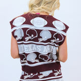 Texas A&M Vintage Football Helmet Stripe Vest