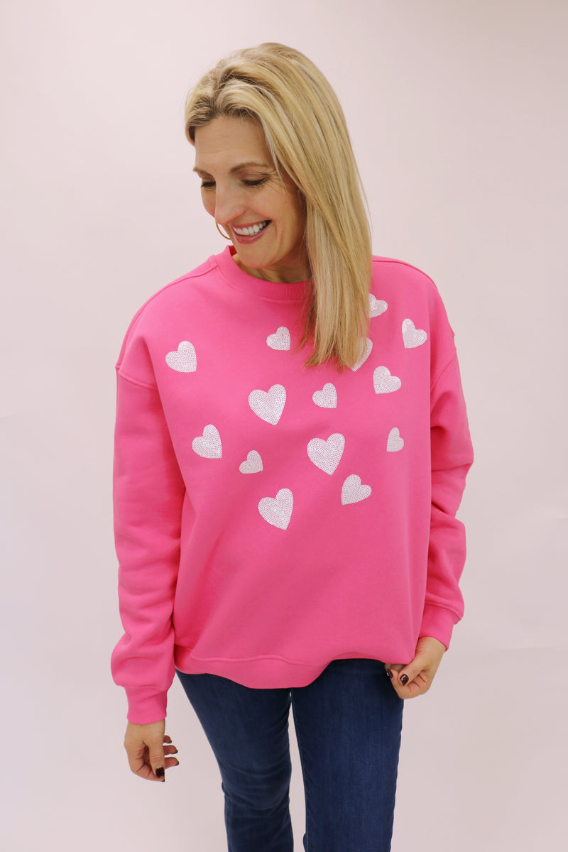 Heart Like Mine Sweatshirt, Pink
