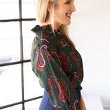 Daniella Top, Winter Paisley
