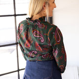 Daniella Top, Winter Paisley