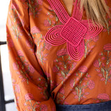 Maple Bloom Top, Brown