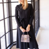 Delphine Dress, Black