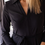 Delphine Dress, Black