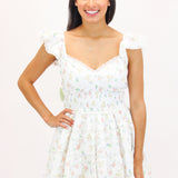 Petal Dreams Dress, White