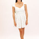 Petal Dreams Dress, White